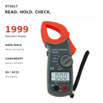 123_XT2017 digital clamp meter
