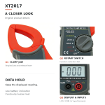 123_XT2017 digital clamp meter