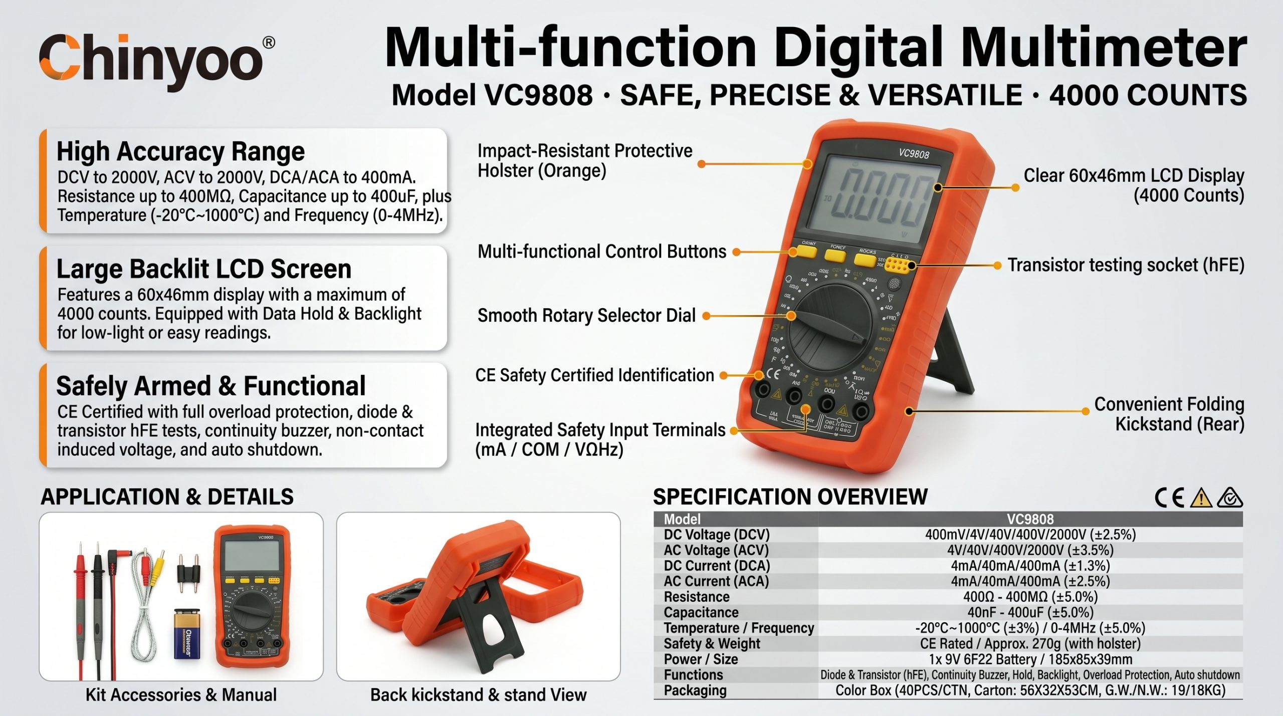 VC9808 - Product details