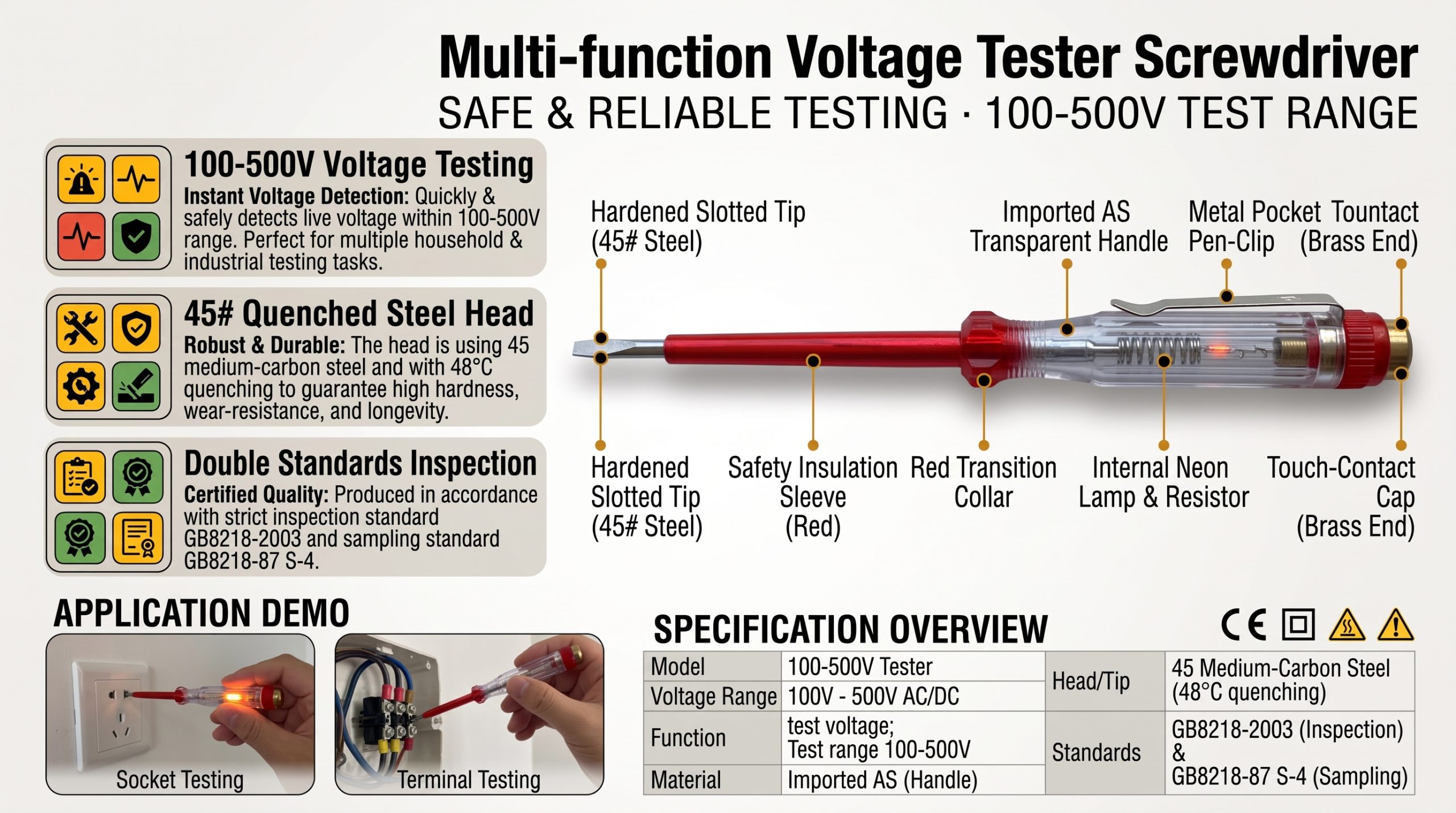 1806-1 voltage tester - Product details
