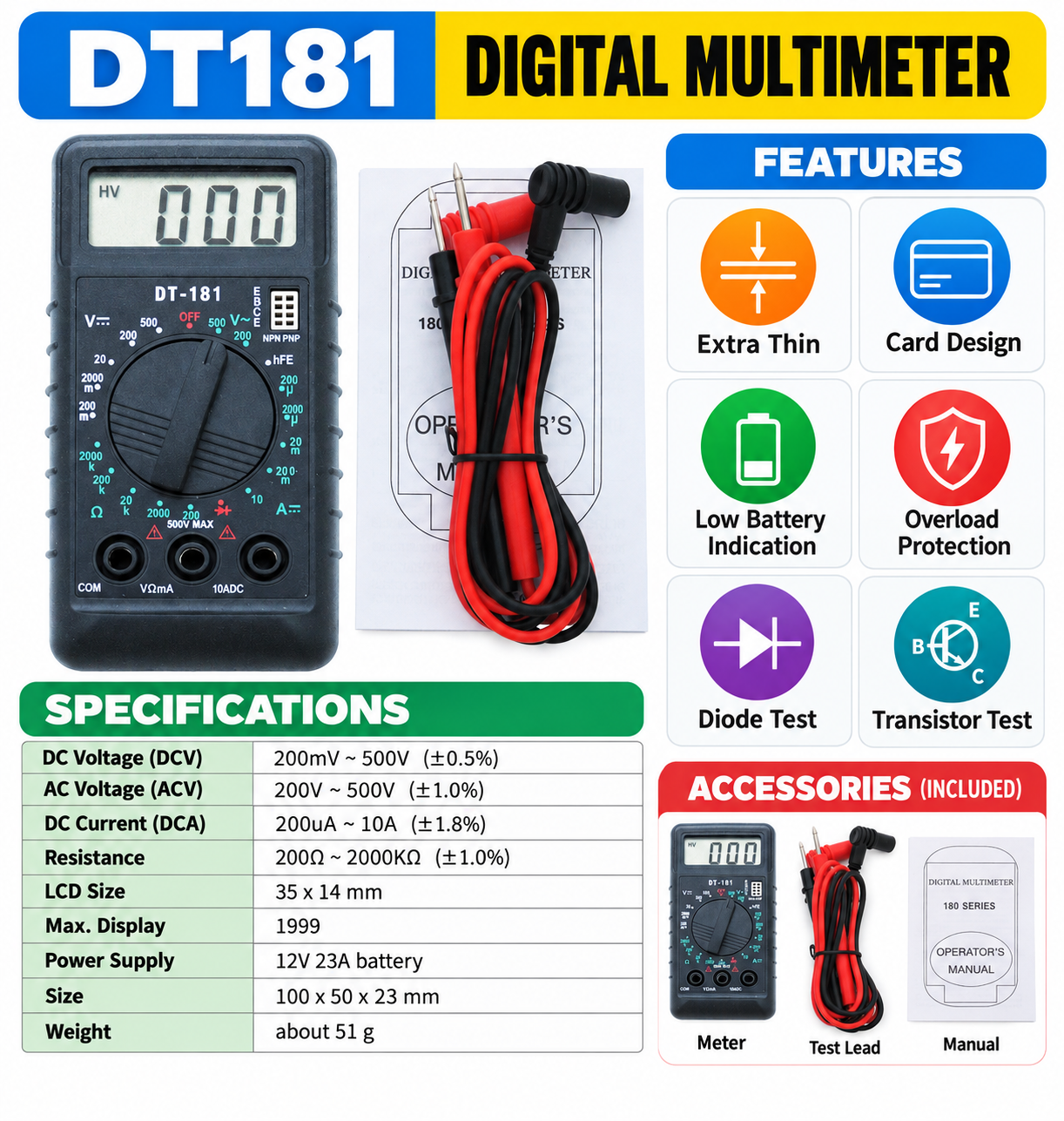 DT181 - Product details
