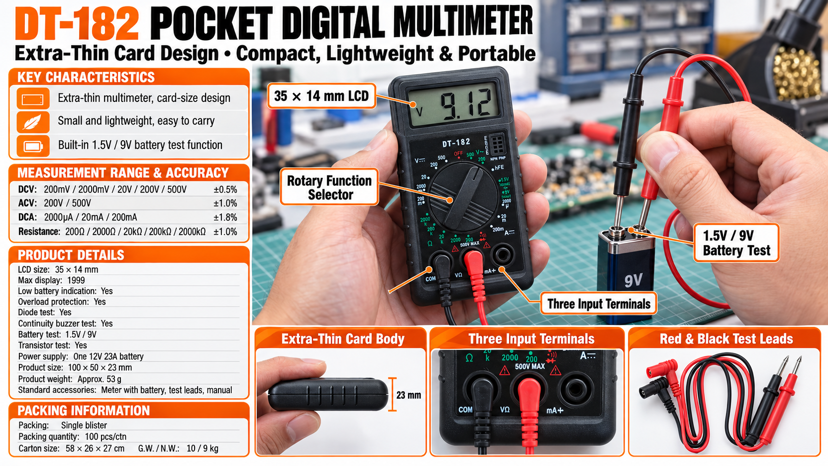 DT182 - Product details