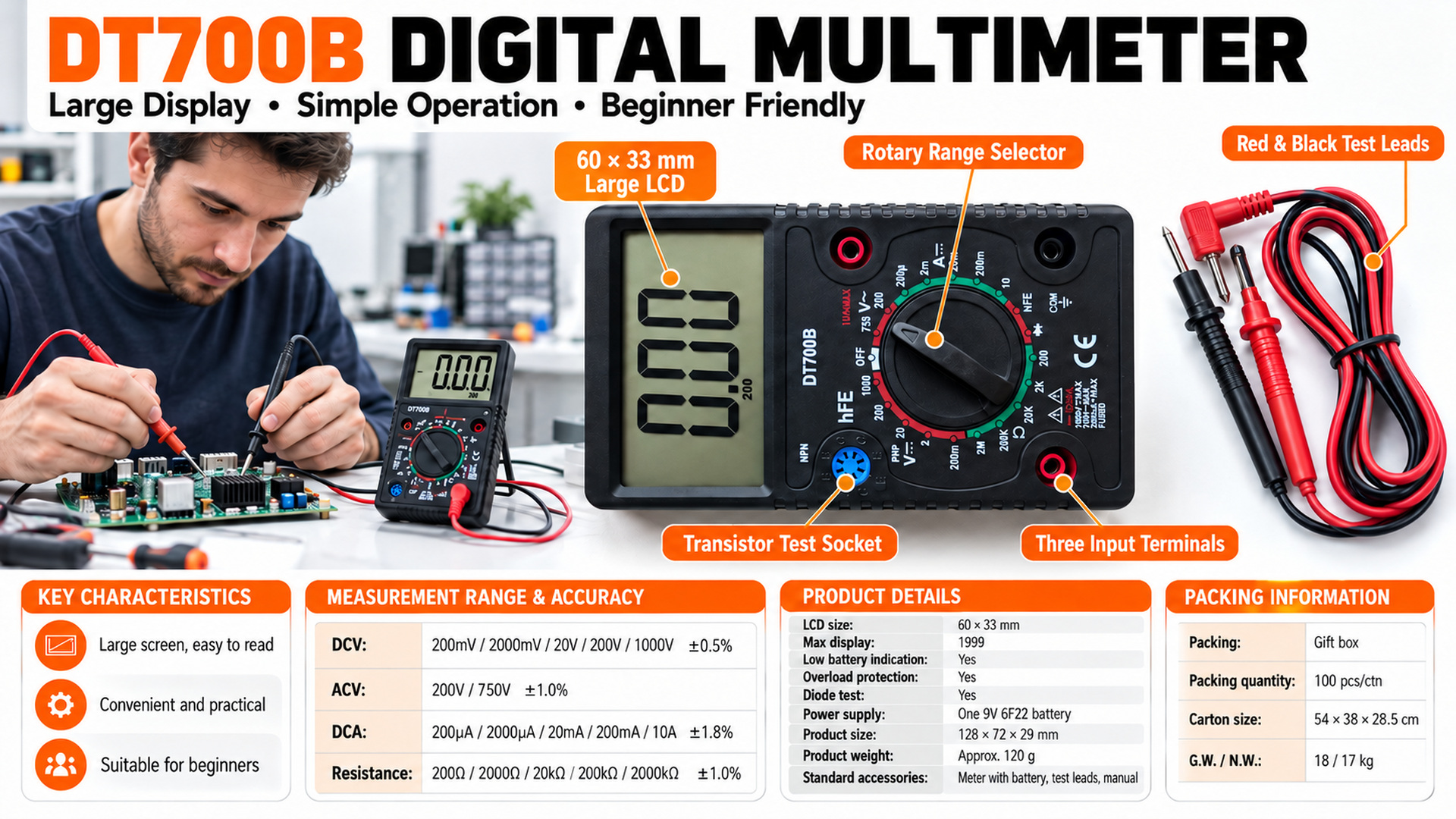DT700B - Product details