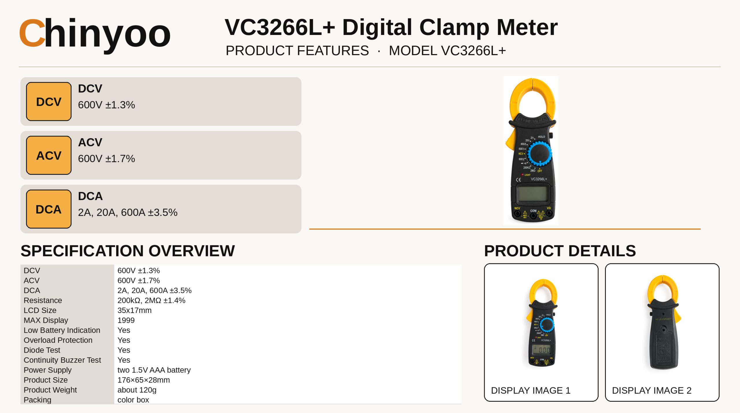 VC3266L+ 2 - Product details
