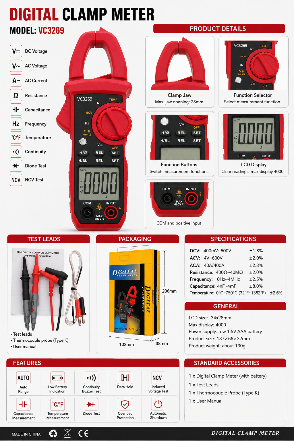 VC3269 - Product details